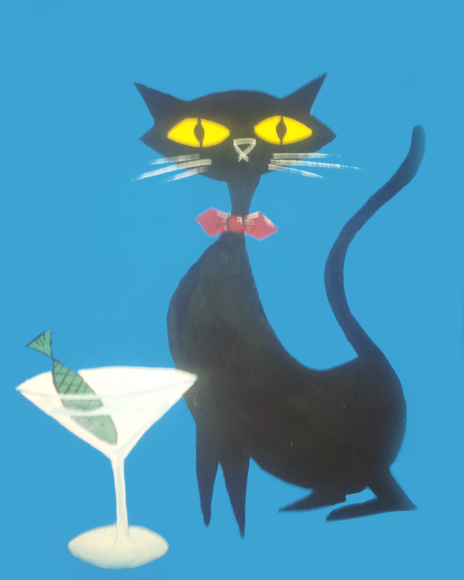 Kater mit Sardini Kater mit Sardini