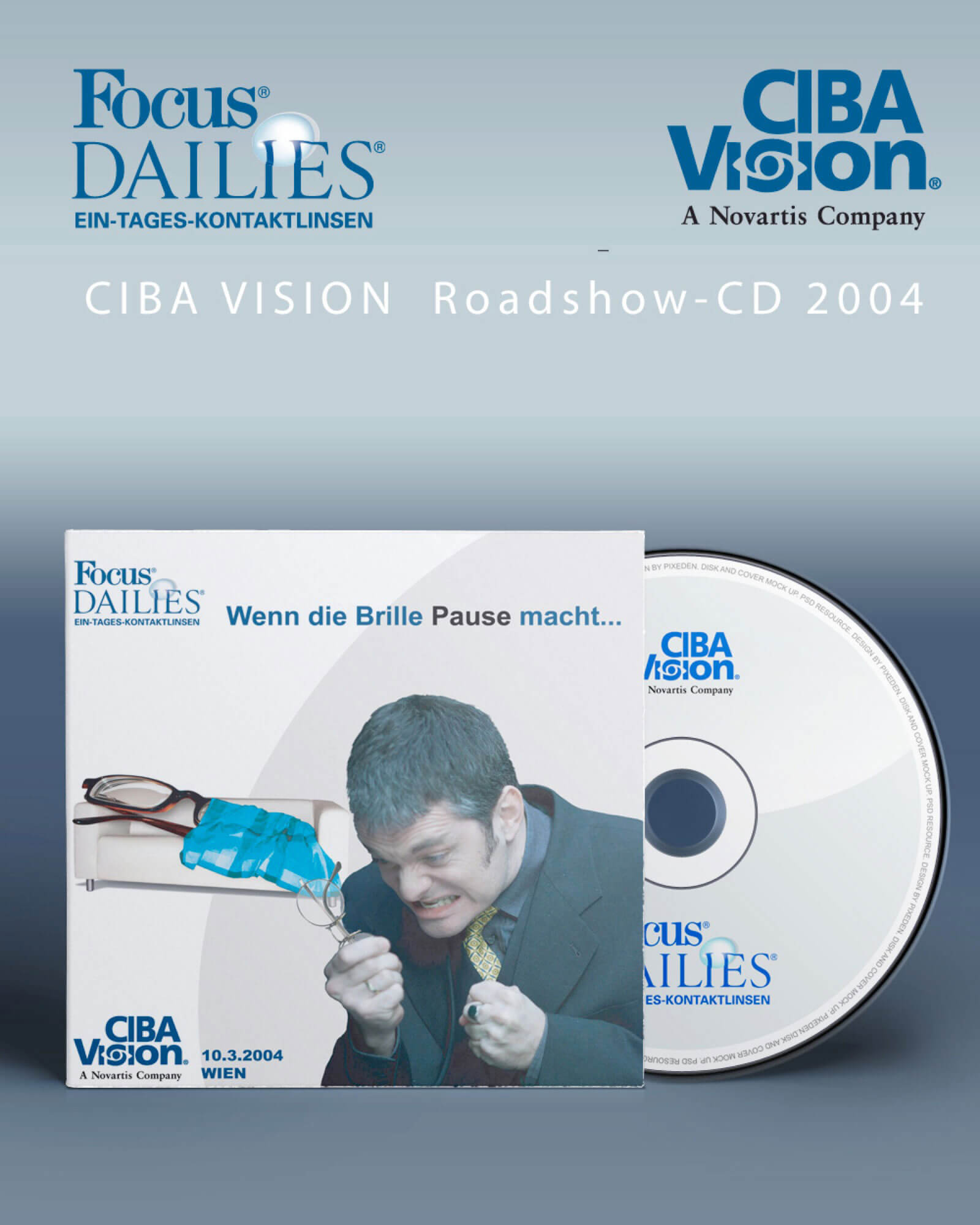 CibaVision: Illustration CD Roadshow 2004