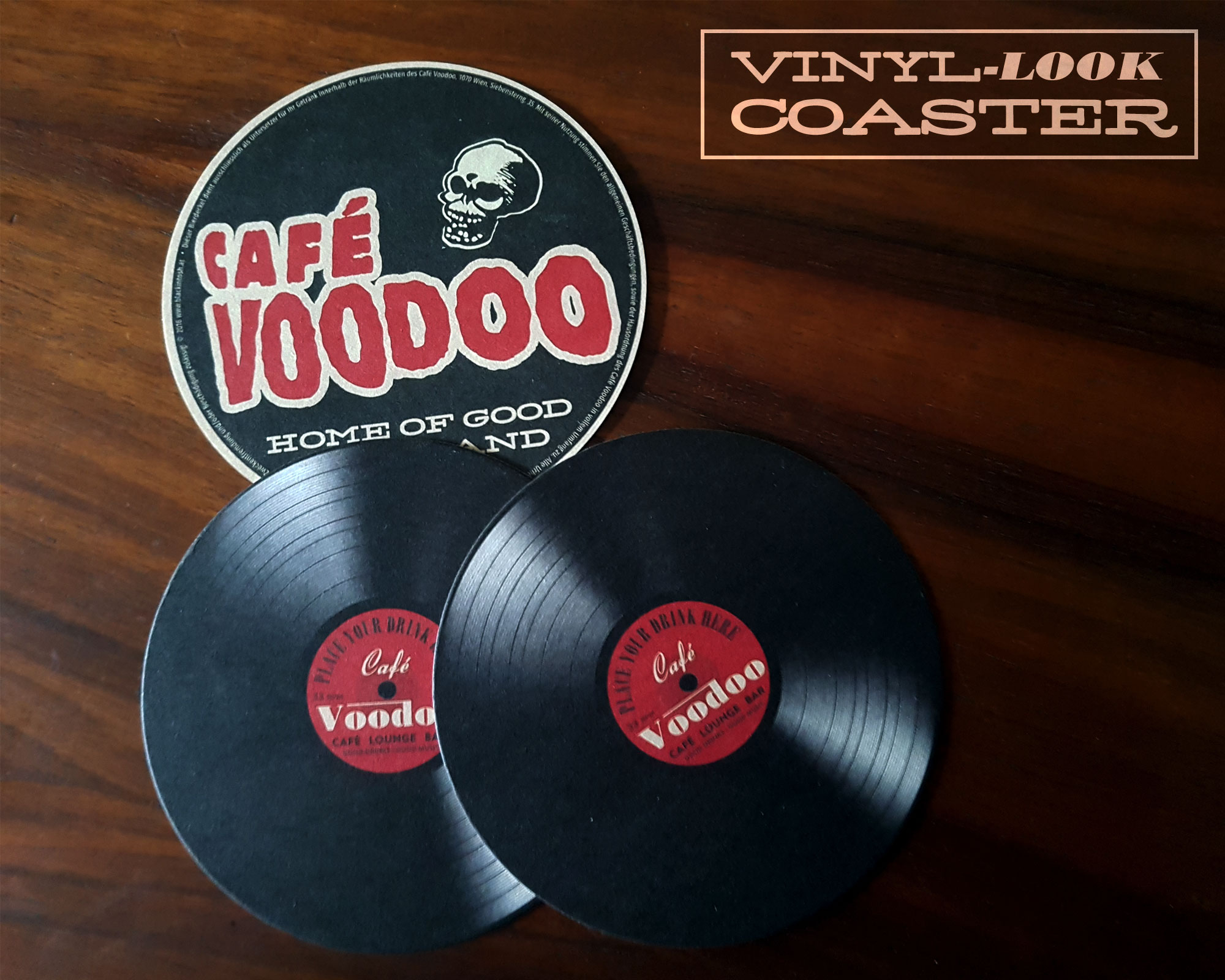 Cafe Voodoo, Wien 7: coaster